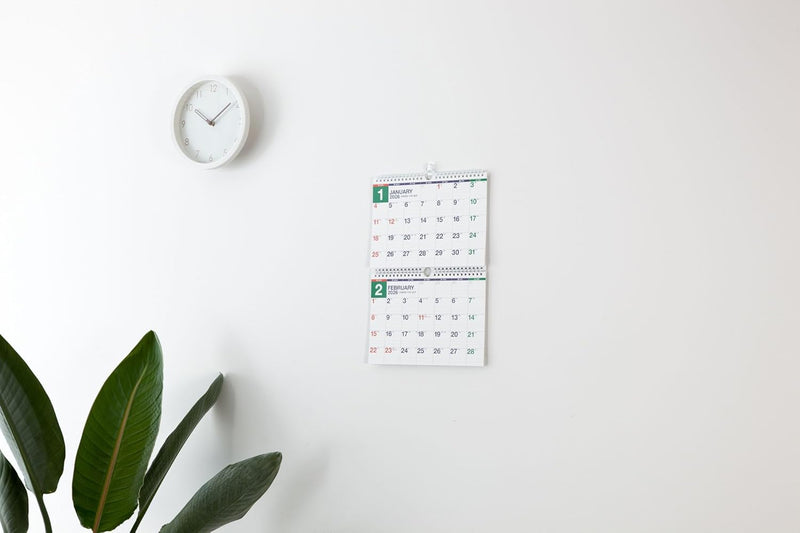 Takahashi 2026 Wall Calendar 2-Month View Double B5 Size E93