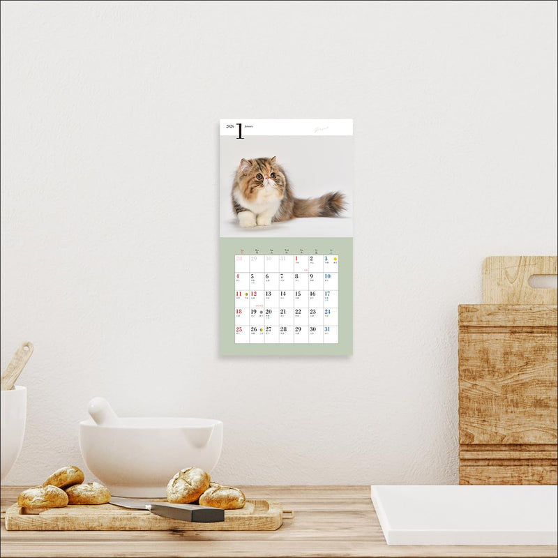 2026 Adorable Kittens Calendar (Seibundo-shinkosha Calendar)
