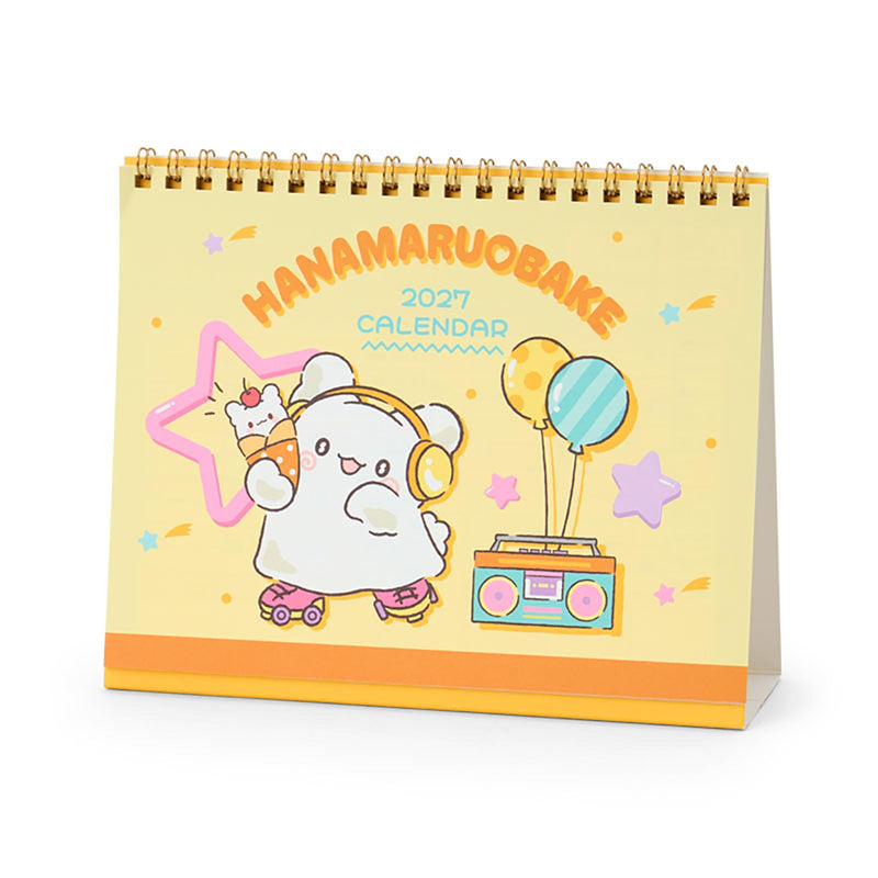 Sanrio Ring Calendar 2027 HANAMARUOBAKE Desk Calendar 921475