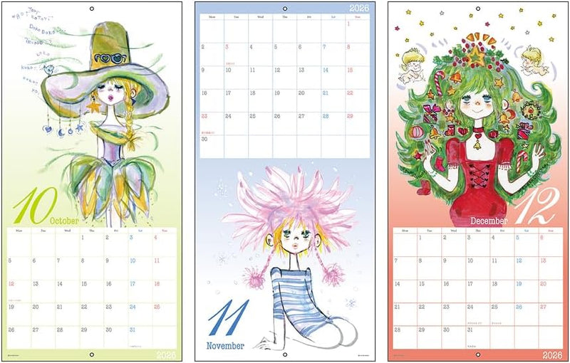 Sun-Star Stationery Ado Mizumori 2026 Wall Calendar Ado Mizumori S8521433