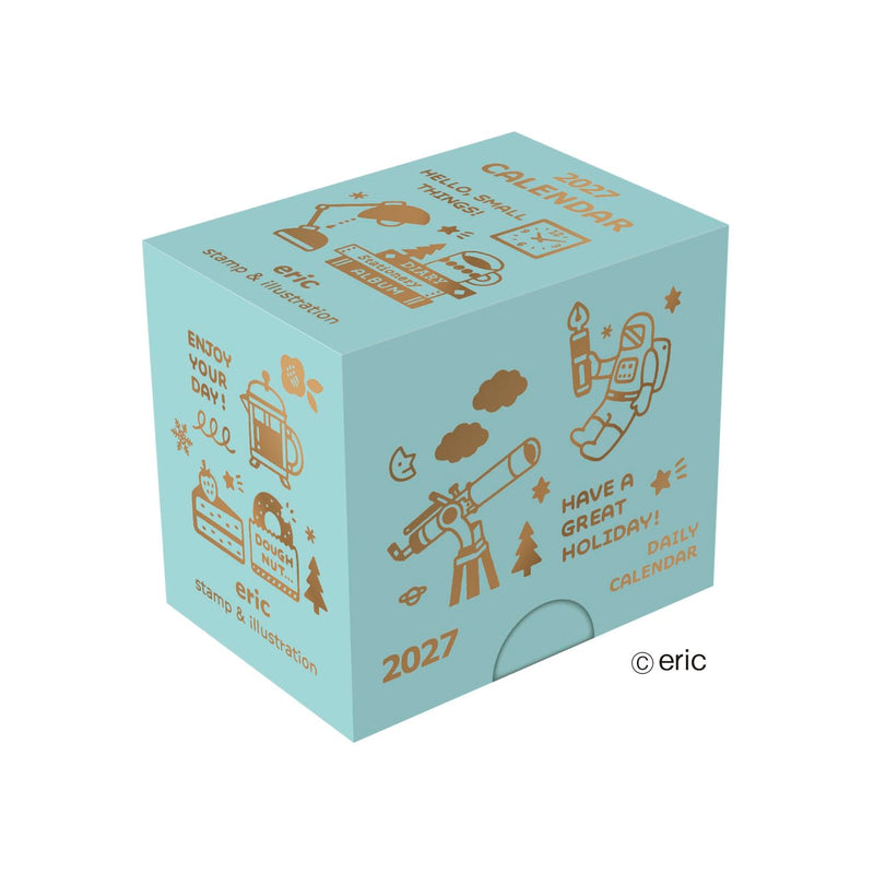 New Japan Calendar 2027 Page-A-Day Calendar eric mini mini Page-A-Day Calendar NK4430
