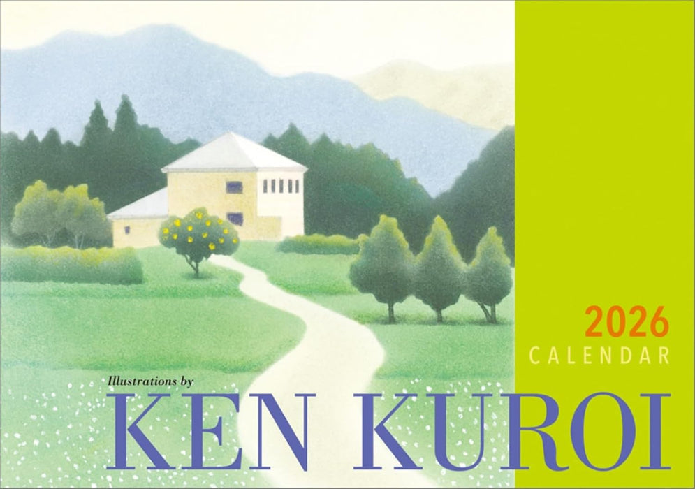 KS Hanbai Desk Calendar Ken Kuroi 2026 Calendar CL25-0498