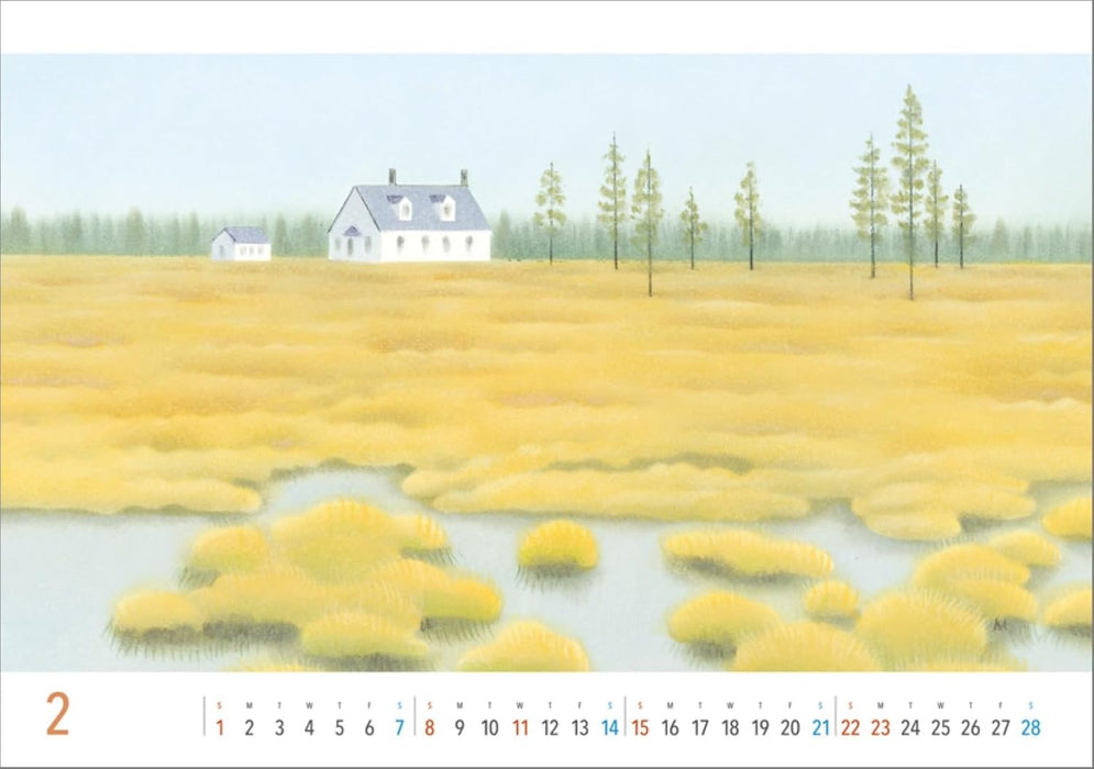 KS Hanbai Desk Calendar Ken Kuroi 2026 Calendar CL25-0498