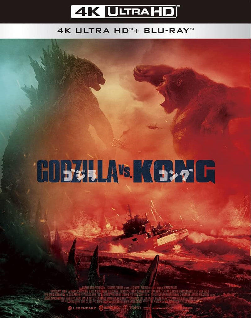 Godzilla vs. Kong 4K Ultra HD 3-Disc Blu-ray Set