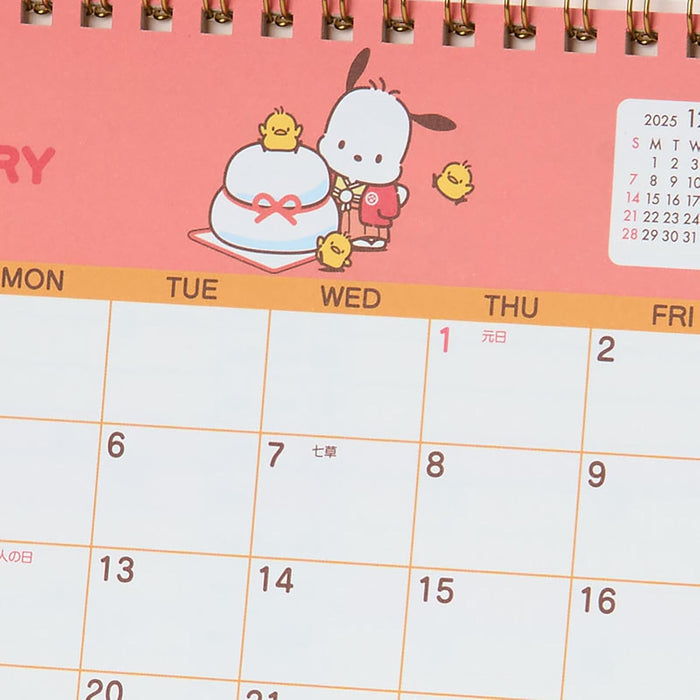 Sanrio Ring Calendar 2026 Pochacco Desk Calendar 622176