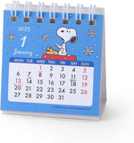 Sanrio Ring Mini Calendar 2025 Snoopy Desk Calendar 451142