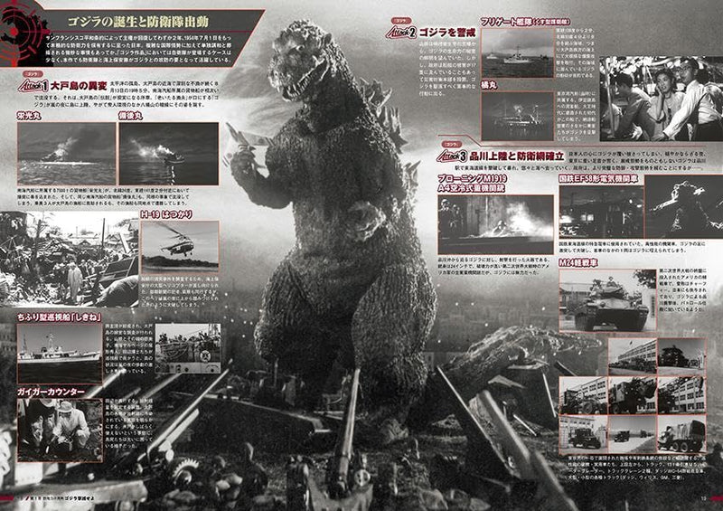 Fierce Battle with GODZILLA! TOHO Monster Mechanical Encyclopedia