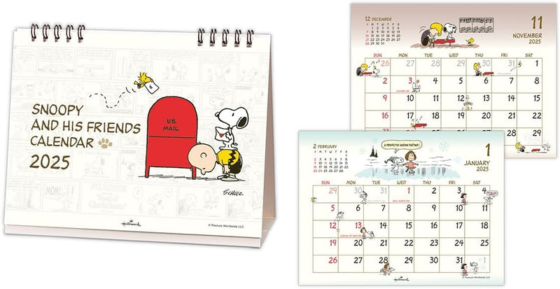Hallmark Snoopy 2025 Desk Calendar 834-807