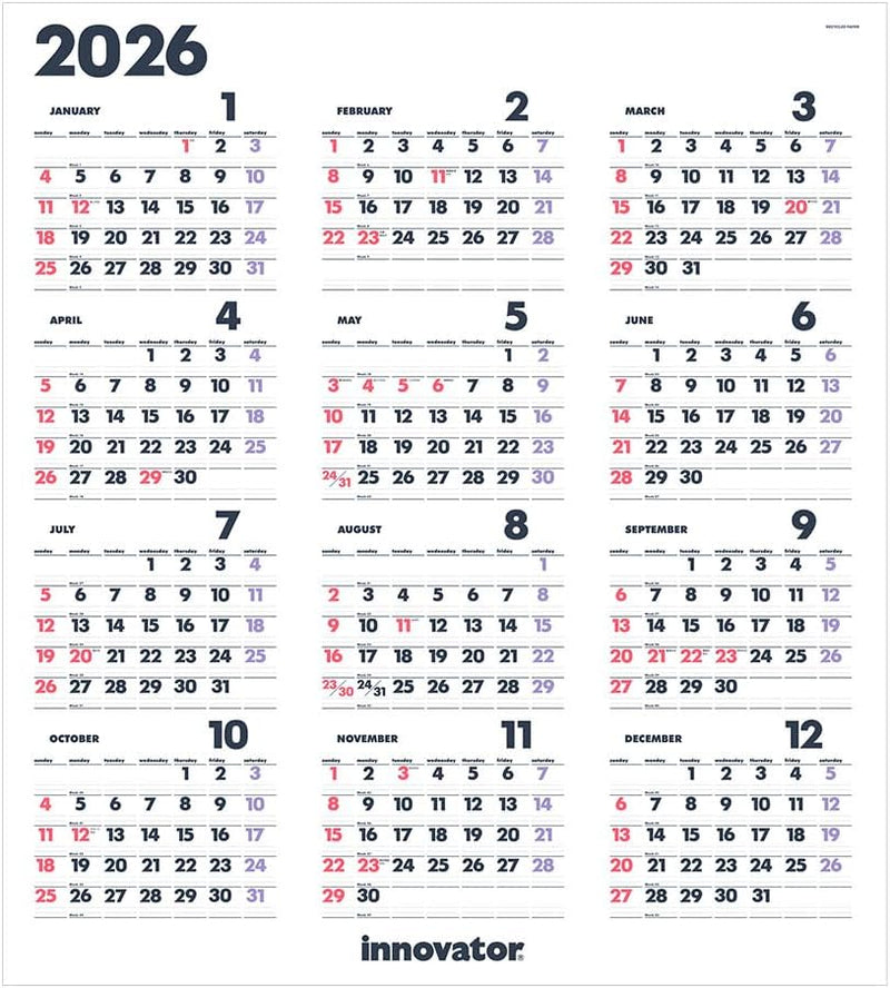 Innovator 2026 Calendar Poster 31402006