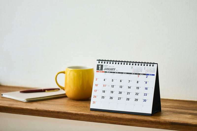 good morning 2027 desk calendar city 2623