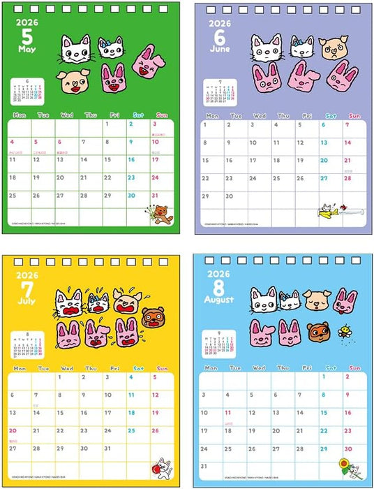 Sun-Star Stationery Nontan 2026 Desk Calendar Nontan S8521778