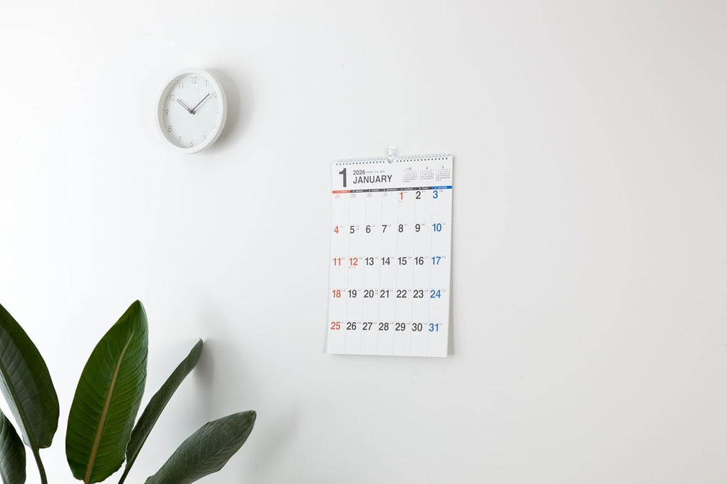 Takahashi 2026 Wall Calendar A3 E13