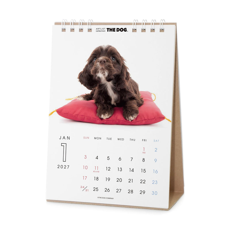 THE DOG 2027 Desk Calendar [American Cocker Spaniel]