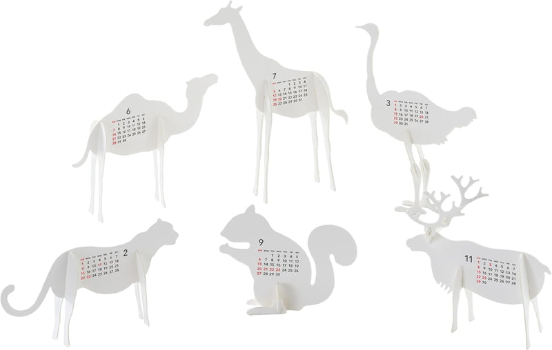 good morning 2026 desk calendar zoo 2241