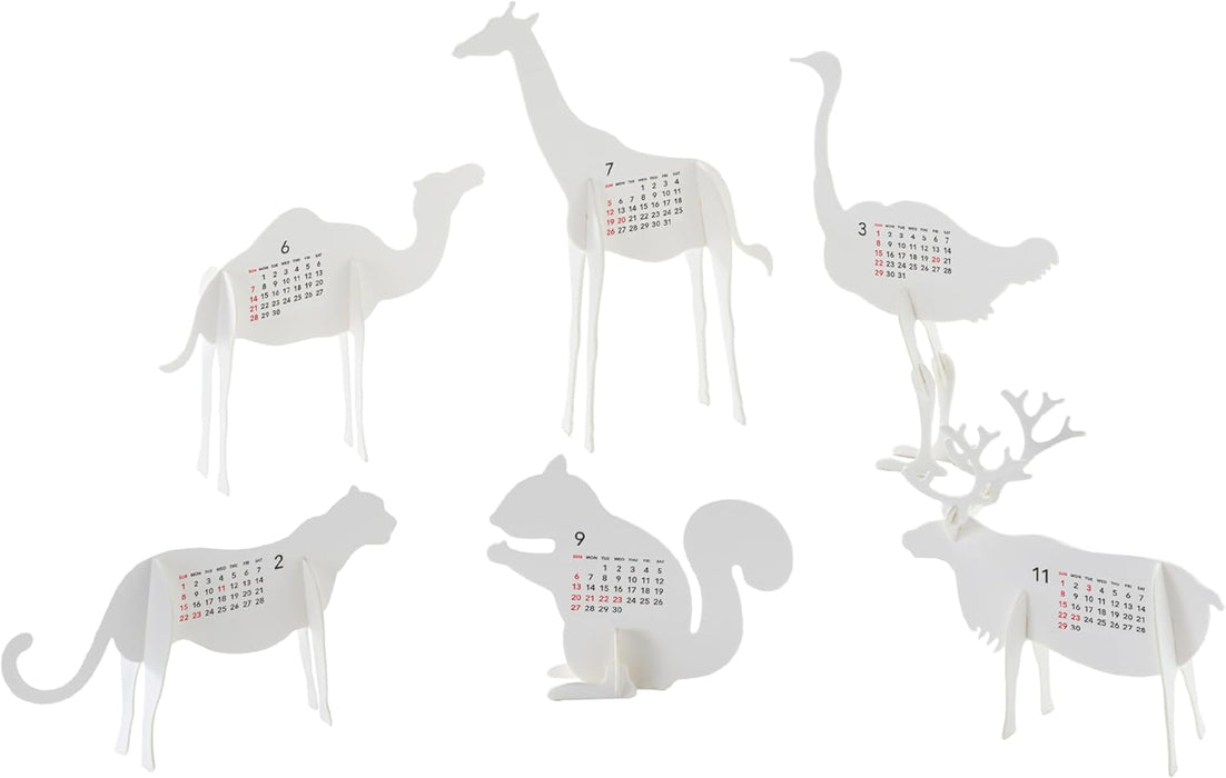 good morning 2026 desk calendar zoo 2241