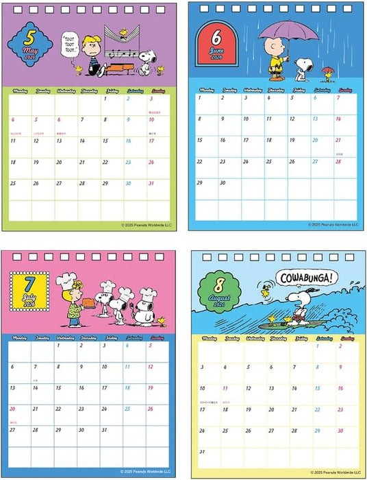 Sun-Star Stationery Snoopy 2026 Desk Calendar PEANUTS Snoopy S8521689