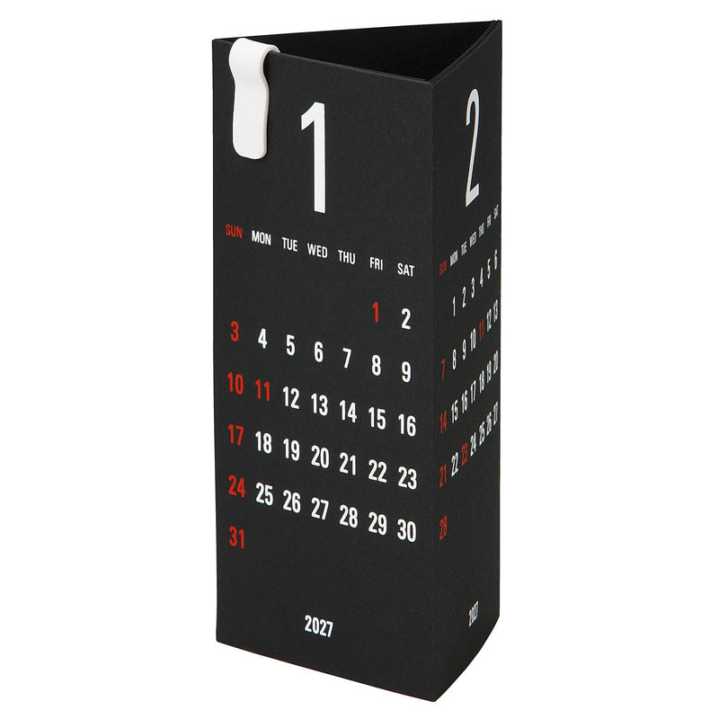 Replug 2027 Desk Calendar Triangler Black A27-523