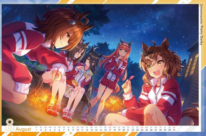 Ensky Uma Musume Pretty Derby 2025 Wall Calendar CL-045