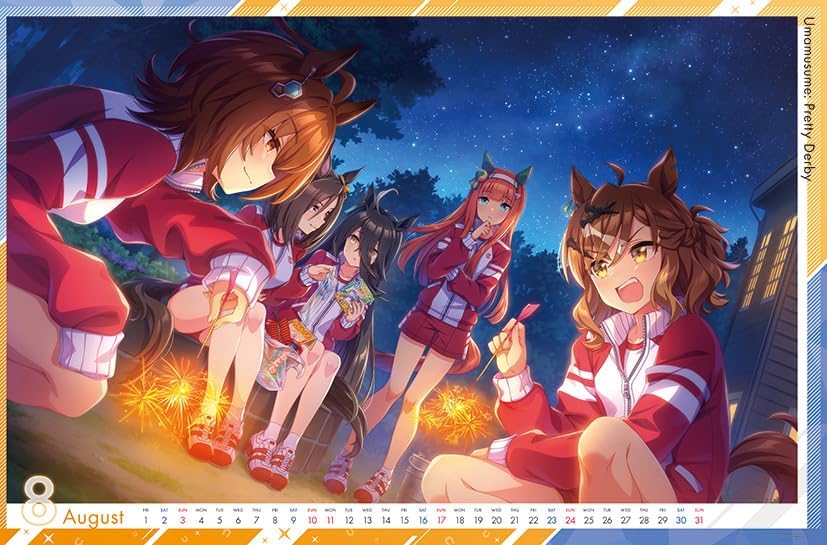 Ensky Uma Musume Pretty Derby 2025 Wall Calendar CL-045