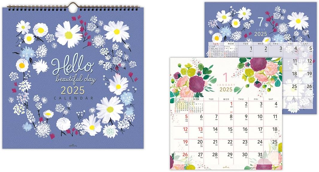 Hallmark 2025 Wall Calendar Flower Friends Large 834-661