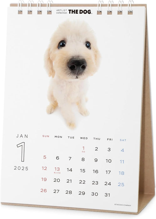 THE DOG 2025 Desk Calendar [Poodle]