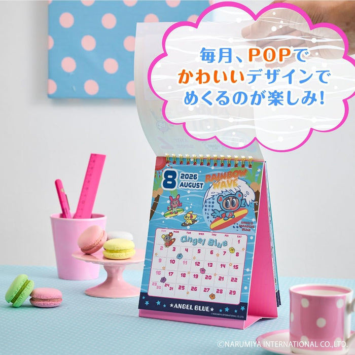 New Japan Calendar 2026 Desk Calendar ANGELBLUE NK4310