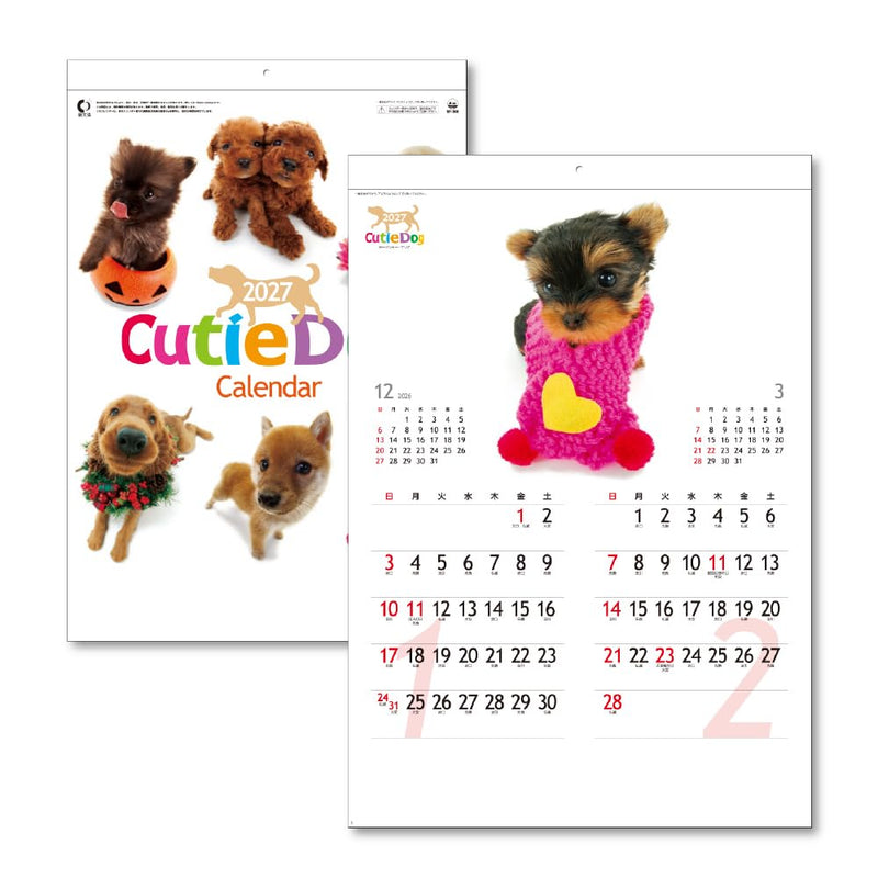 Eco Wall Calendar 2027 2-Month View Double B5 Size E93