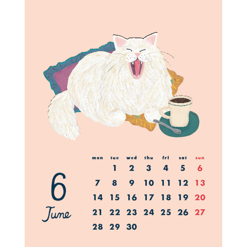 New Japan Calendar 2027 Desk Calendar Irodori Japanese Style Moji NK513