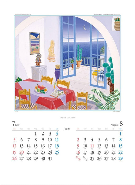 Todan 2026 Wall Calendar Thomas McKnight TD-30748 CL26-1051