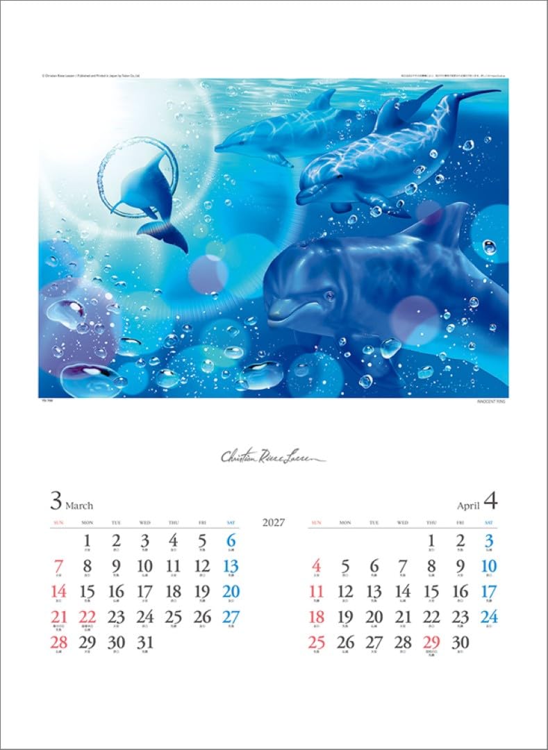 Todan 2027 Wall Calendar Christian Riese Lassen CL27-1054