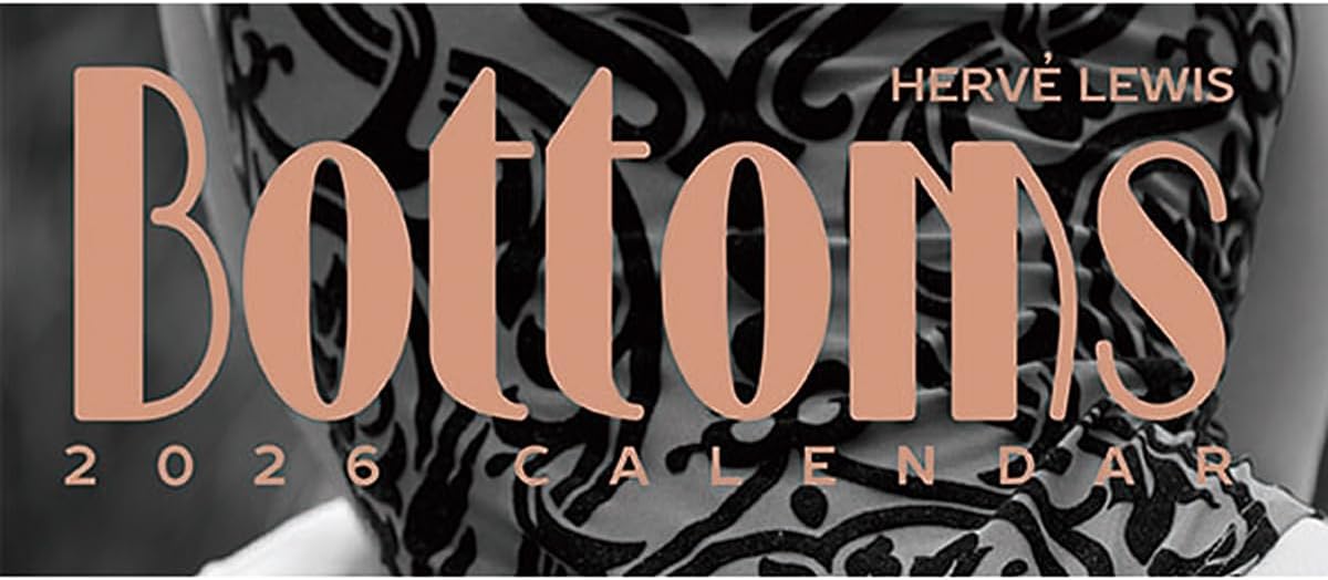 Try-X 2026 Wall Calendar Bottoms CL-1701 60x30cm