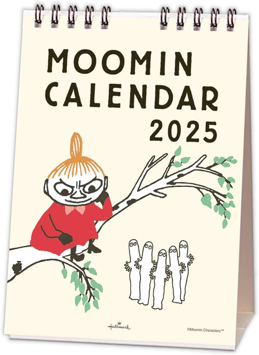 Hallmark Moomin Little My 2025 Desk Calendar Vertical Type 834-883