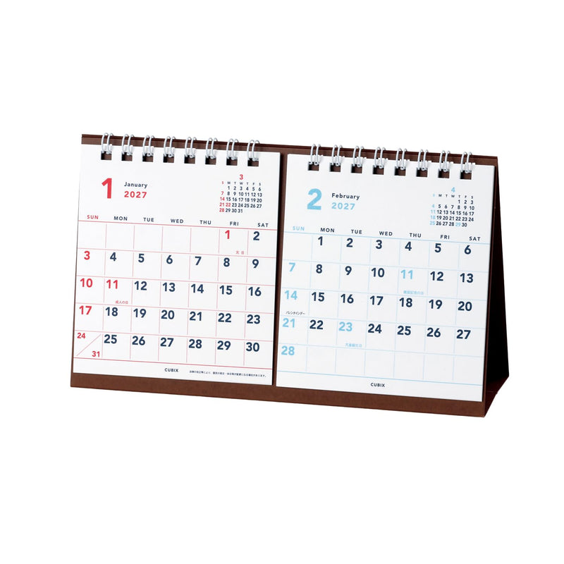Takahashi 2027 Wall Calendar Modified B5 E95