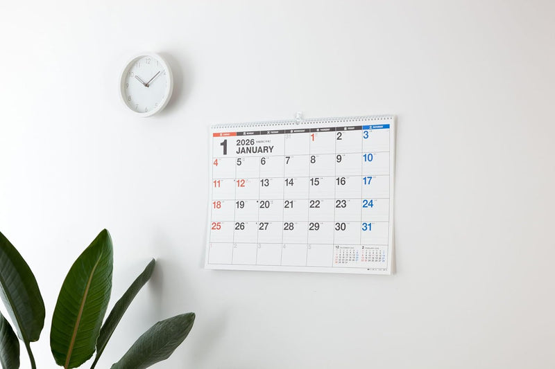 Takahashi 2026 Wall Calendar A2 E4