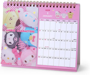 Sanrio Postcard Ring Calendar 2025 Sanrio Characters Desk Calendar 451223