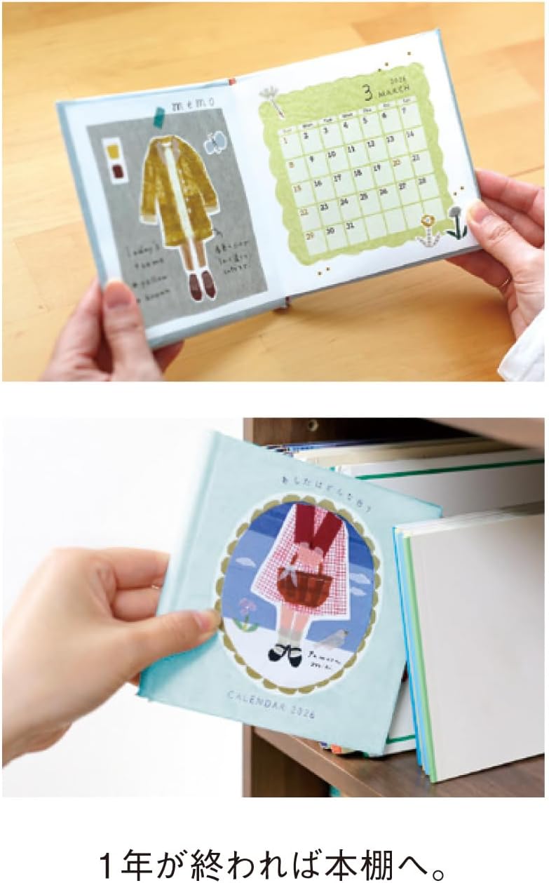 New Japan Calendar 2026 Desk Calendar Miki Tamura Picture Book Calendar NK4300