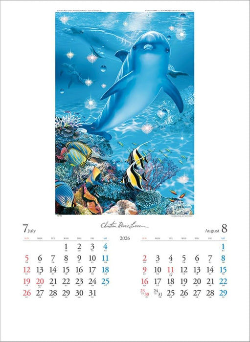 Todan 2026 Wall Calendar Christian Riese Lassen TD-30759 CL26-1054