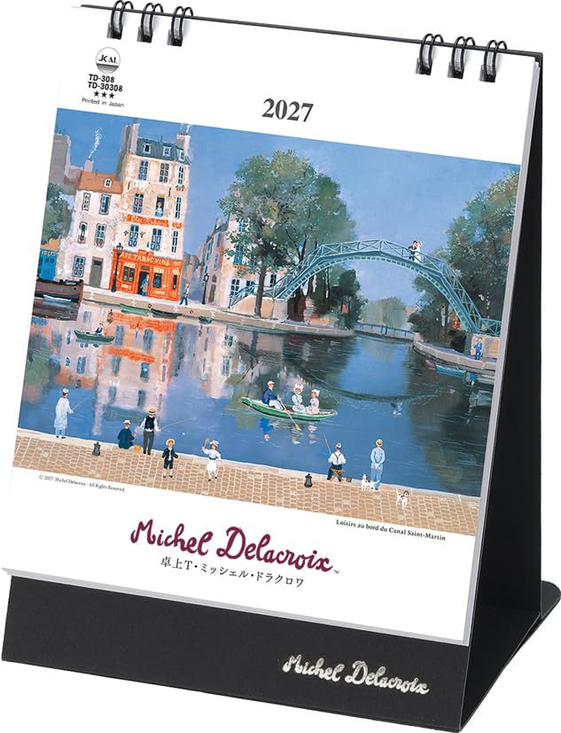 Todan 2027 Desk T Calendar Michel Delacroix CL27-1053