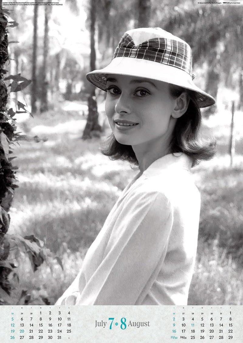 Try-X 2026 Wall Calendar Audrey Hepburn CL-341 B2