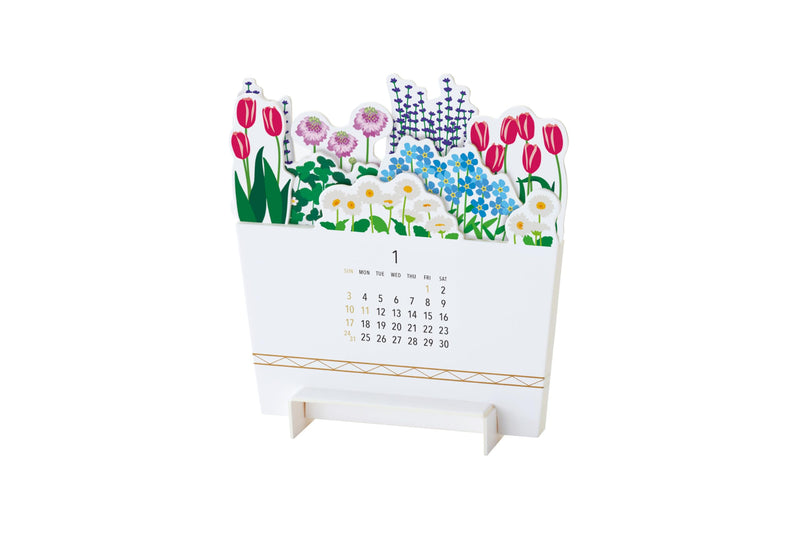 M-PLAN 2027 Cubics Desk Calendar Petit 2-Month Basic 204106-01-65