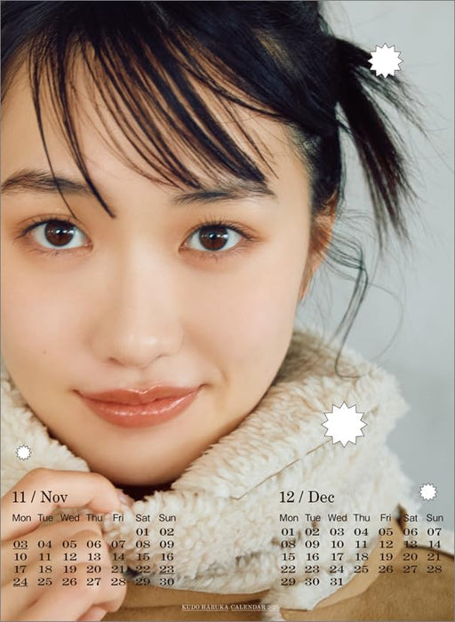 Haruka Kudo 2025 Wall Calendar CL25-0179