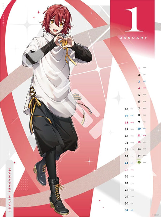 Ensky HOLOSTARS 2026 Calendar B3 CL-030