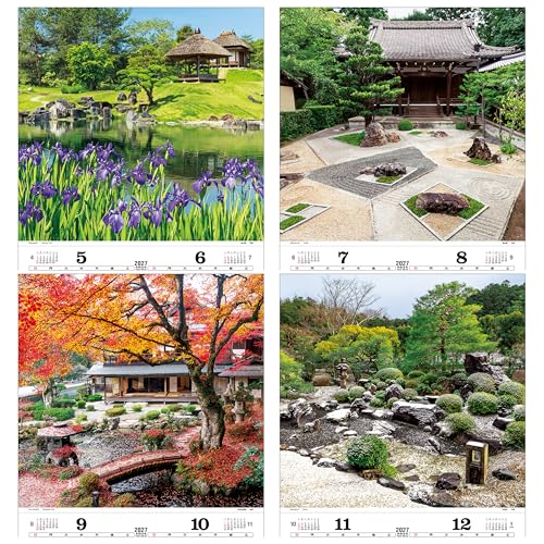 Todan 2027 Wall Calendar Garden Tohan DX Film 75 x 50.4cm TD-510