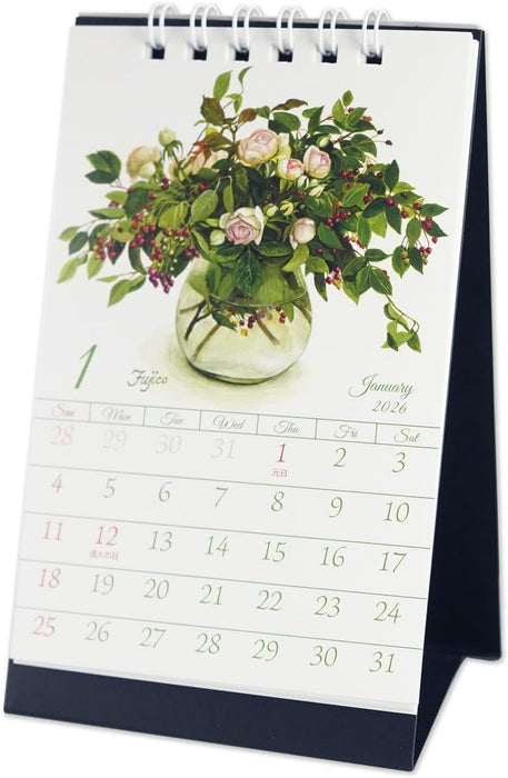 Fujico Hashimoto 2026 Desk Calendar ML CAL-223