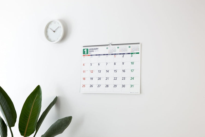 Takahashi 2026 Wall Calendar B3 E55