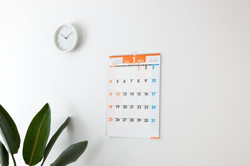 Takahashi 2026 Wall Calendar B3 E54