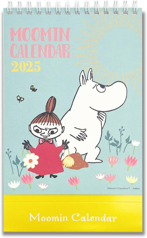 Gakken Sta:Ful 2025 Calendar Moomin Desk Calendar M09533