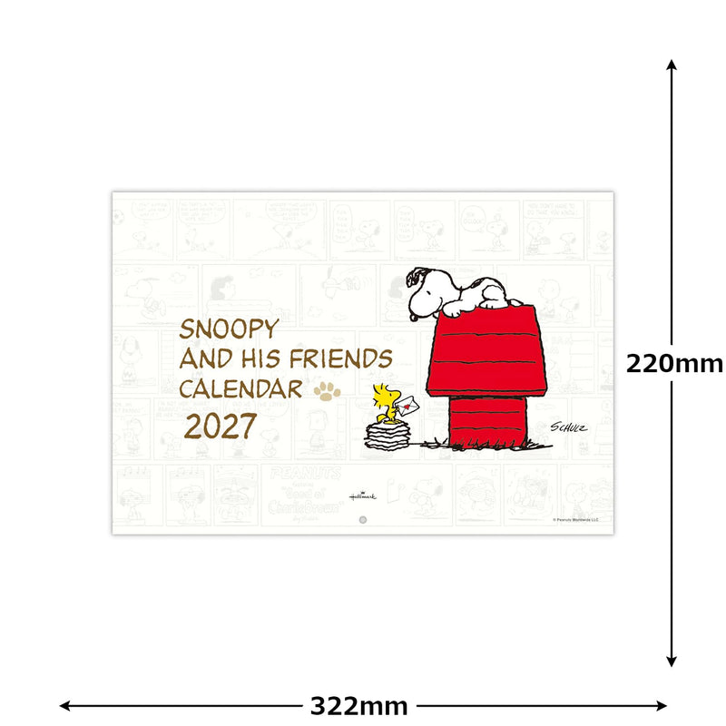 Hallmark Snoopy 2027 Wall Calendar Large 853242