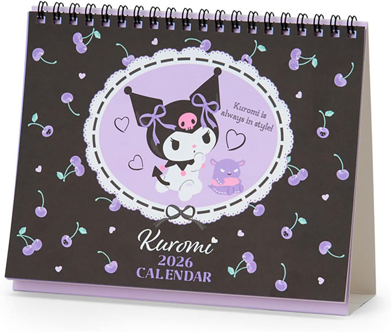 Sanrio Ring Calendar 2026 Kuromi Desk Calendar 622168