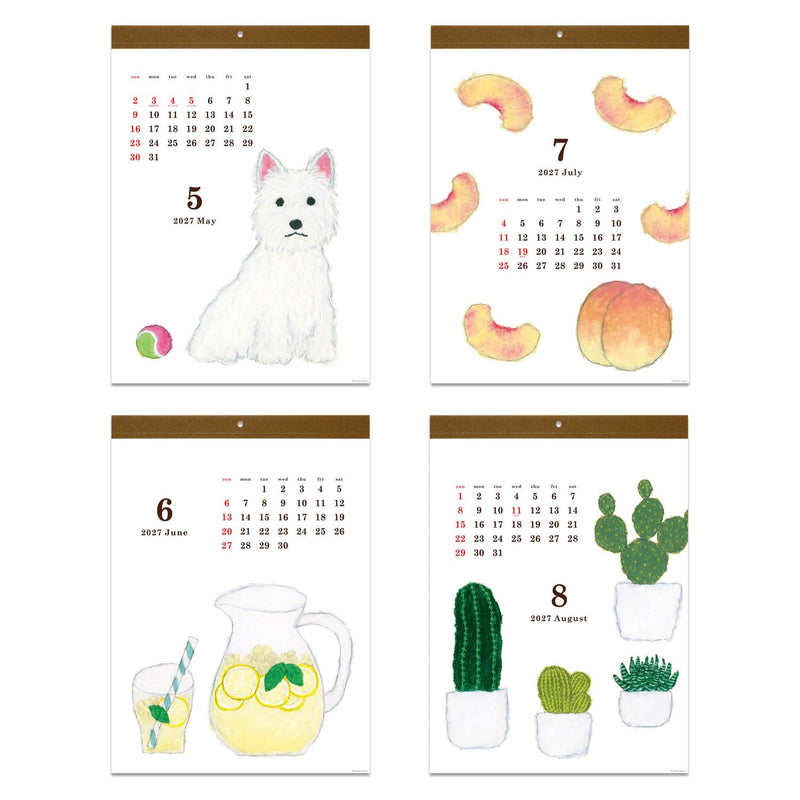 Greeting Life 2027 Wall Calendar Yusuke Yonezu C-1750-YZ